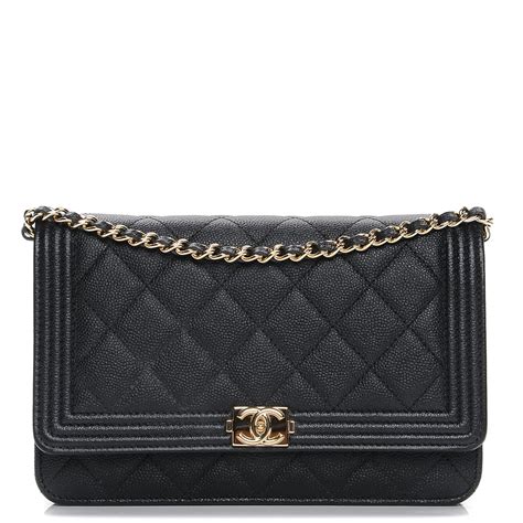 chanel boy woc|Chanel quilted wallet on chain.